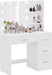 Makeup Vanity Table with Lighted Mirror