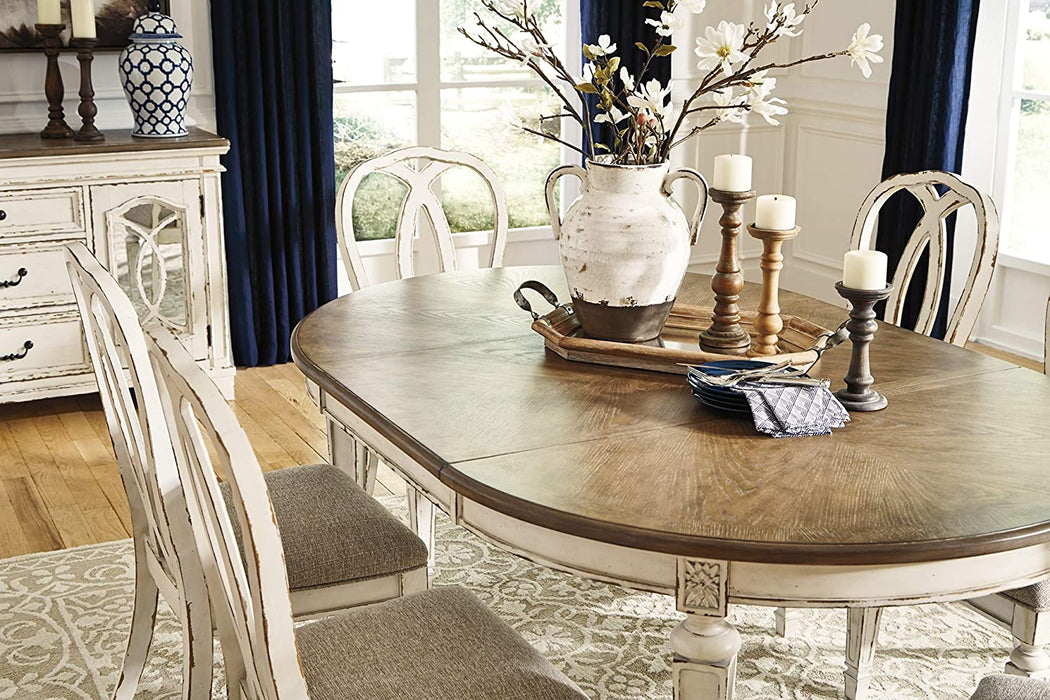 French Country Oval Dining Room Extension Table