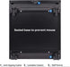 Black Mobile File Cabinet with Lock, 2-Drawer Vertical