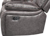 Dark Chesnut Recliner Sofa with Console