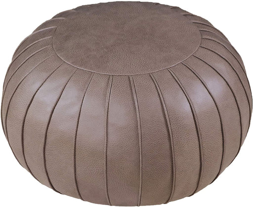 Round Unstuffed Footstool Ottoman for Living Room