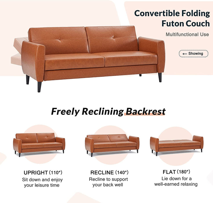 Convertible Loveseat Sofa with Storage for Small Spaces