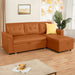 Reversible Sleeper Sectional with Chaise and Storage