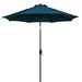 Mainstays 9Ft Teal round Outdoor Tilting Market Patio Umbrella with Crank