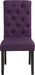 Leviton Purple Tufted Chairs