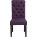 Leviton Purple Tufted Chairs