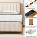 Upholstered King Bed Frame W/ Storage, King