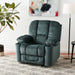 Christopher Knight Home Gannon Fabric Gliding Recliner, Steel