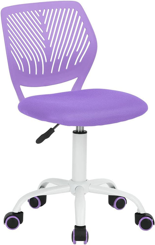 Purple Swivel Chair for Teen Home Office