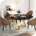 Nordic Black Marble Top Luxury Dining Table