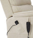 Beige Chenille Electric Power Lift Recliner