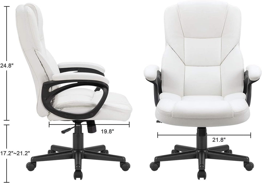 Adjustable High-Back Office Chair with Lumbar Support