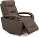 Chocolate Swivel Glider Rocker Recliner with USB Charge