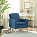 Blue Upholstered Accent Chair for Living Room