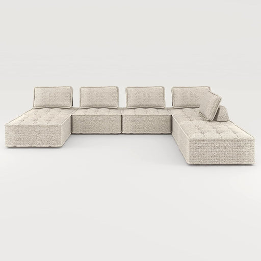 U-Shaped Modular Sectional Sofa Bed
