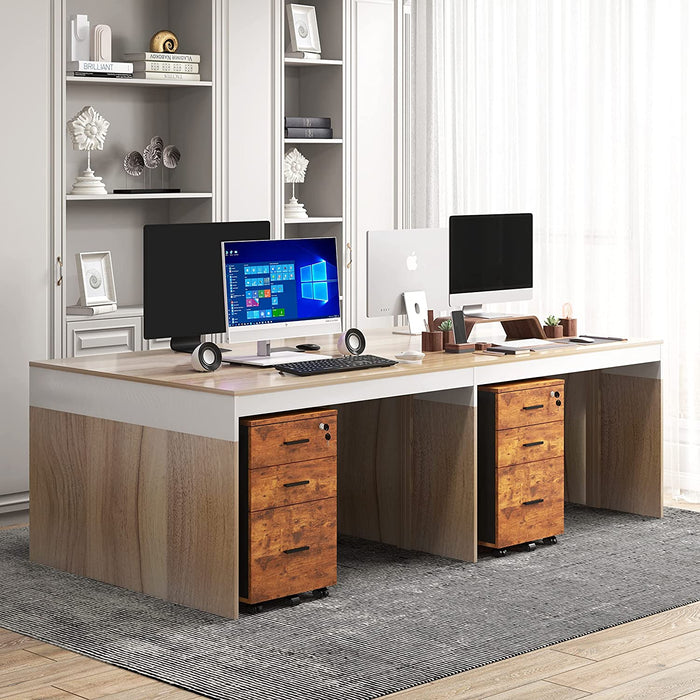 Small Wood File Cabinet for Home Office