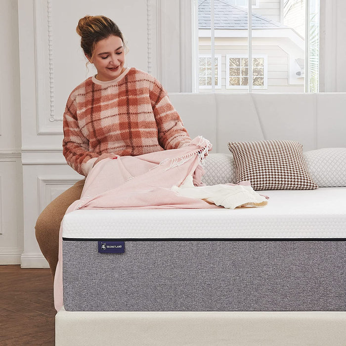 6″ Gel Memory Foam Twin Mattress, Medium