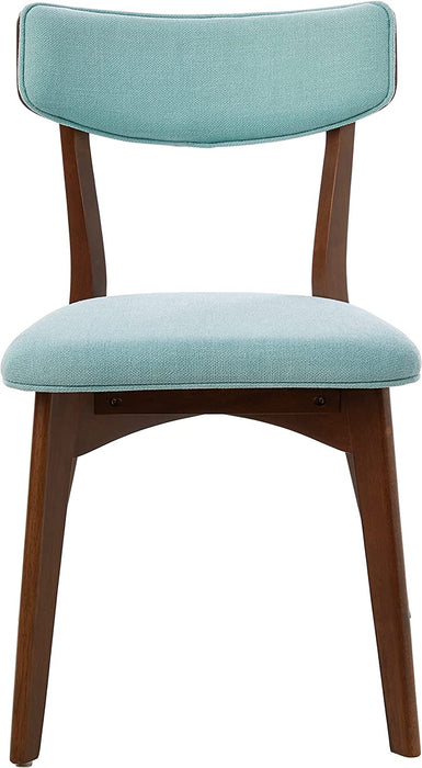Mint Mid-Century Modern Dining Chairs, Natural Walnut Frame