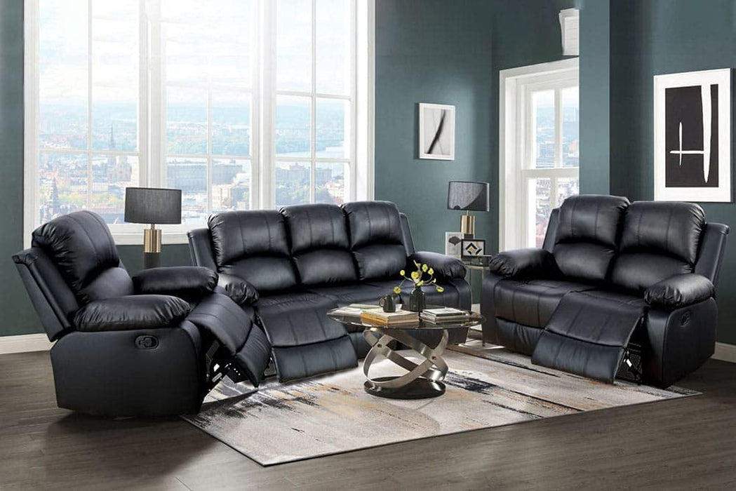 Bonded Leather Reclining Living Room
