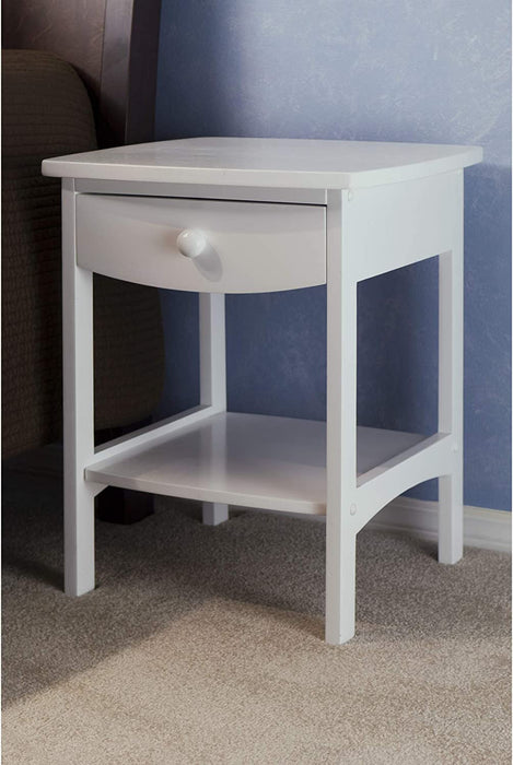 White Claire Accent Table