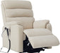 Beige Chenille Electric Power Lift Recliner