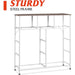 Fabric Storage Tower with 9 Drawers, Greige