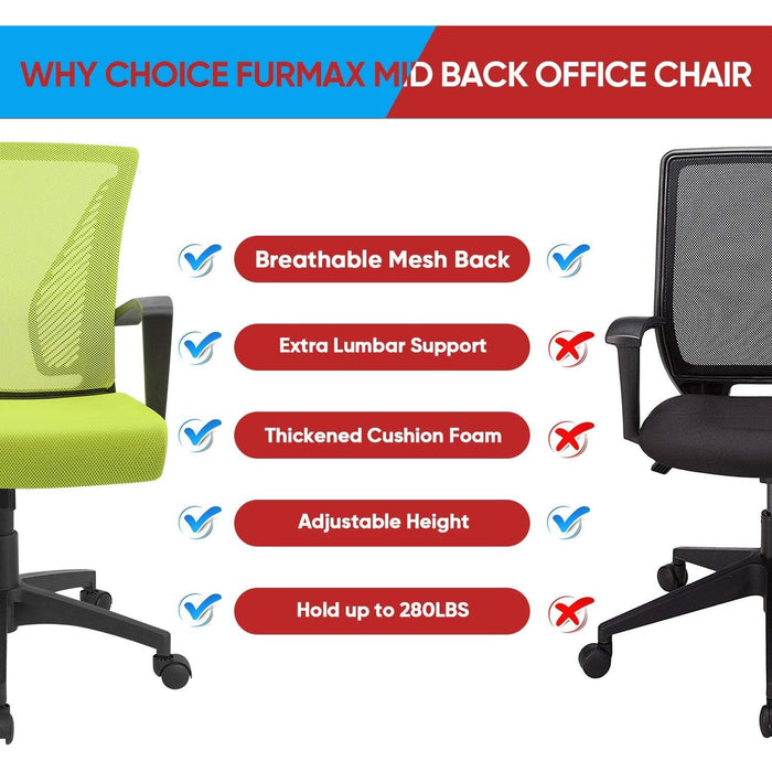 Cyan Ergonomic Office Chair with Armrests