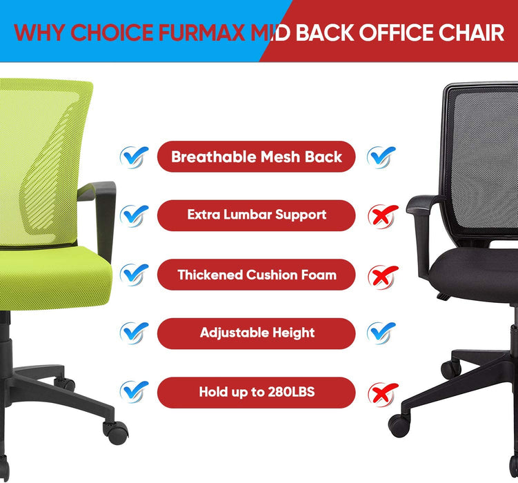 Cyan Ergonomic Office Chair with Armrests