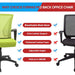 Cyan Ergonomic Office Chair with Armrests