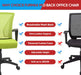 Cyan Ergonomic Office Chair with Armrests