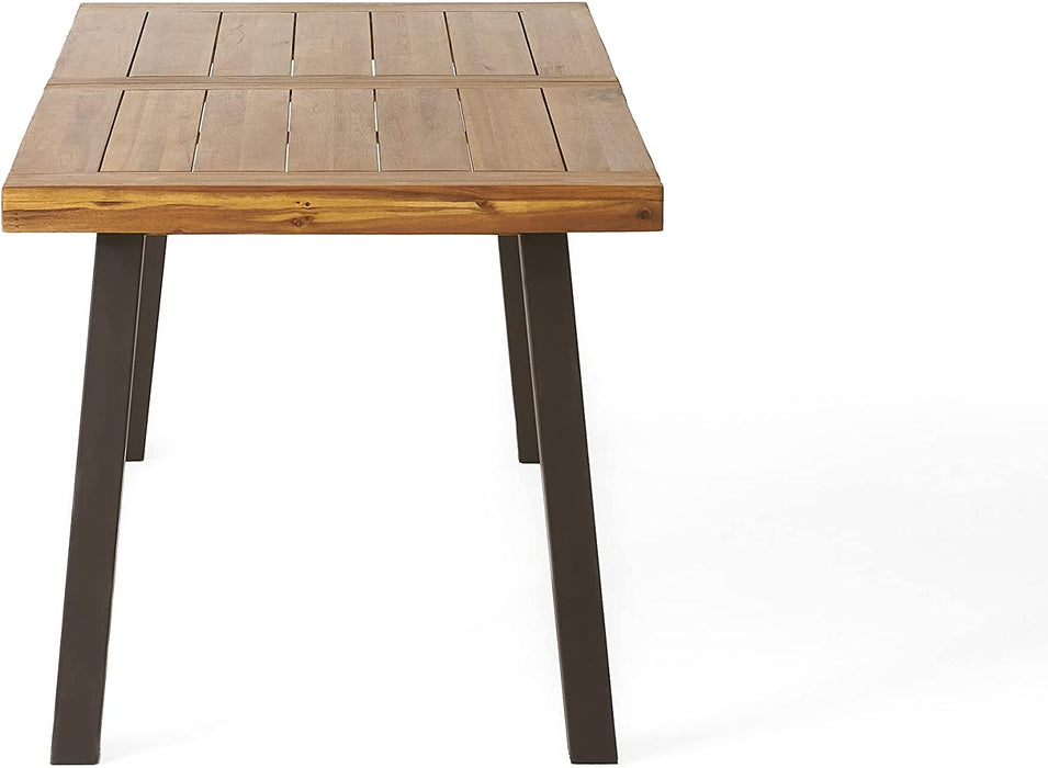 Christopher Knight Home Della Acacia Wood Dining Table