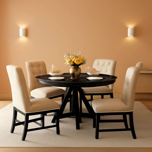 5 Piece Extendable Dining Table Set