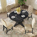5 Piece Extendable Dining Table Set