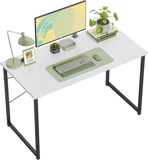 Modern White Home Office Desk - 40″