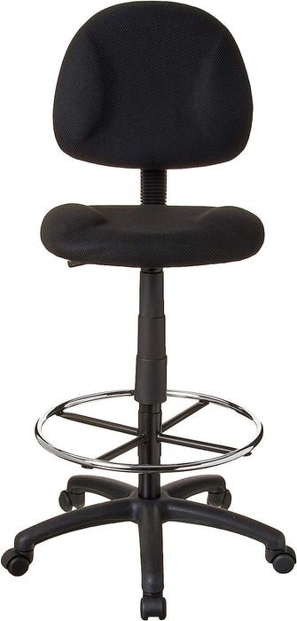 Ergonomic Drafting Chair in Black (No Arms)