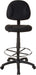 Ergonomic Drafting Chair in Black (No Arms)