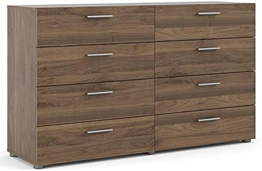 Walnut 8-Drawer Double Bedroom Dresser