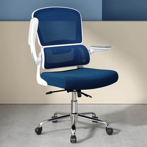 Comfortable Ergonomic Mesh Office Chair with Flip-Up Arms