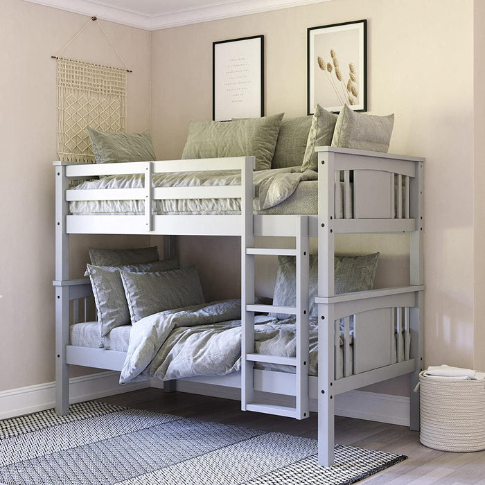 Dylan Kids Bunk Beds, Twin, White