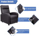 Modern PU Leather Recliners Chair Home Theater