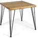 Industrial Acacia Wood Dining Table