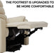 Beige Chenille Electric Power Lift Recliner