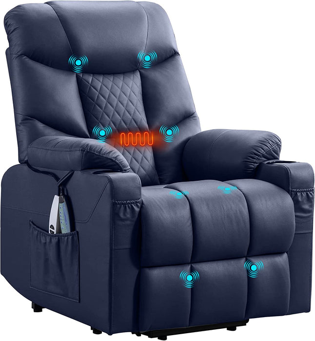 Power Lift Recliner Chair with Massage and Heat