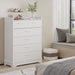 Vertical 6 Drawer Dresser, Wooden Storage