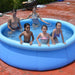 1,8 / 2,4 Mt Runder Aufblasbarer Pool Mit Reparatur Patch PVC Bodenpool Badewanne Home Großes Sommerschwimmbad