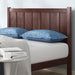 Rustic Wood Platform Bed Frame, Full Size