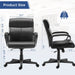 Ergonomic Mid-Back Office Chair with Lumbar Support