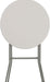 Round Folding Plastic Bar Table in White