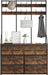 Rustic Brown Fabric Chest for Bedroom and Living Room