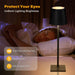 Cordless Rechargeable LED Table Lamp in Black